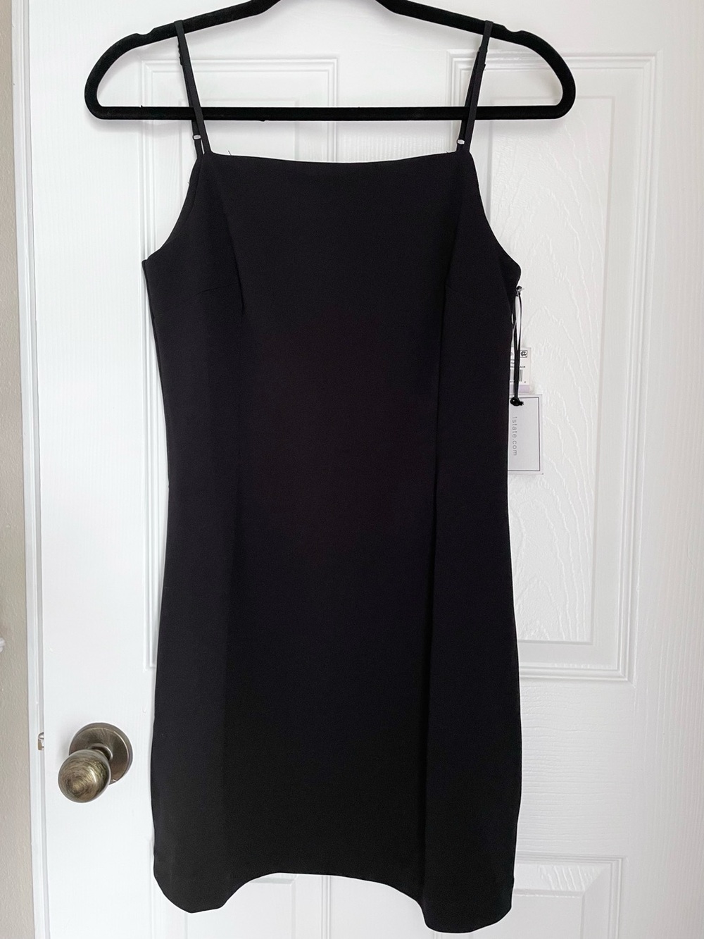 1. State Black Mini Dress